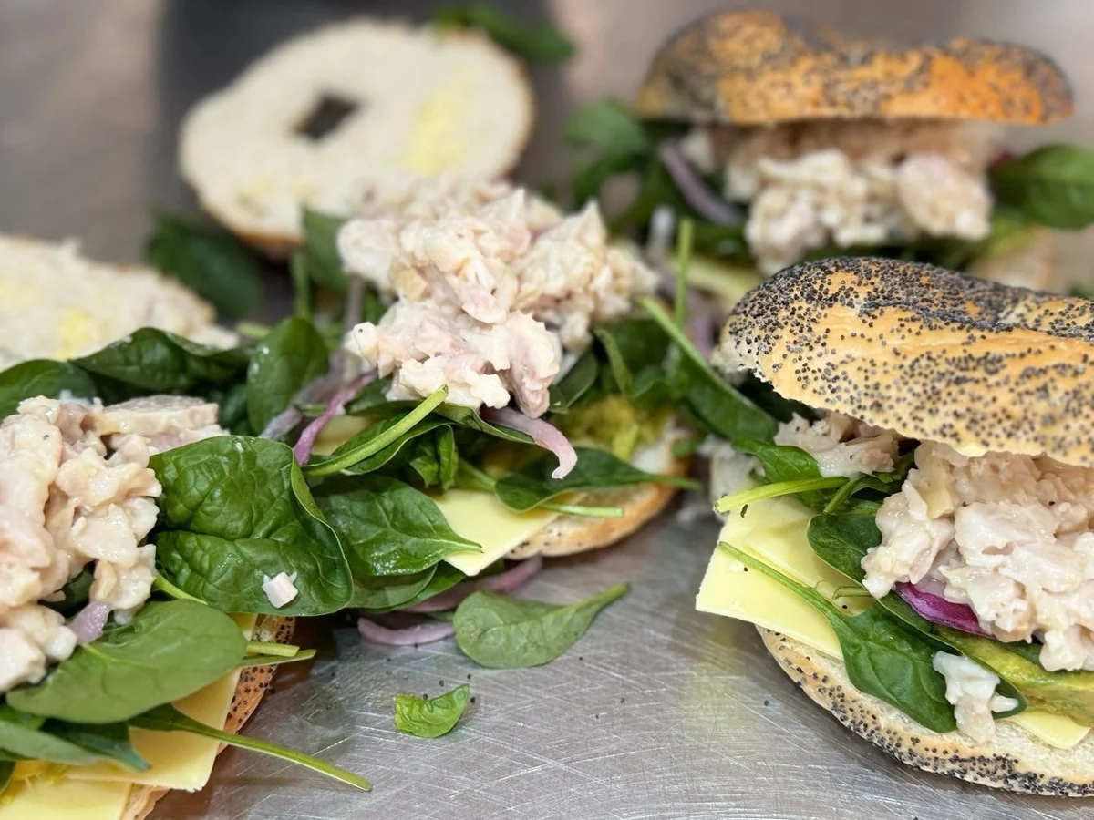 Sandwiches on seeded rolls at O’NO